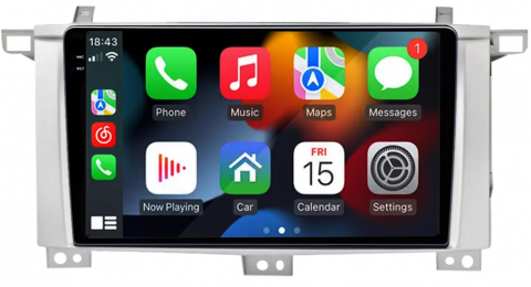 Navigatie dedicata Toyota Land Cruiser 2005, 12GB RAM 256GB ROM, Android 13, Rezolutie 2K, Display QLED, 9", DSP, Carplay, Android Auto, Internet, Youtube, Waze, Wi Fi, USB [3]