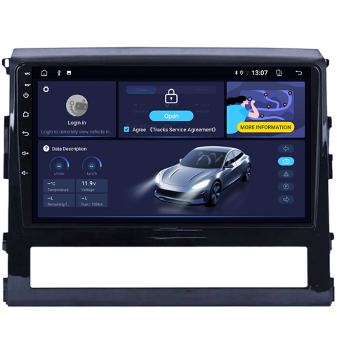 (Resigilata) Navigatie dedicata Toyota Land Cruiser ( 2015 + ), 2GB RAM 32GB ROM, Quad Core, Display 9" IPS Full HD, Carplay, Android 13, Bluetooth, Magazin Play, Suport camere AHD [10]