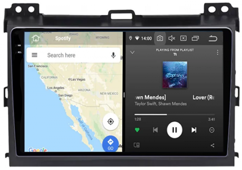 Navigatie dedicata Toyota Land Cruiser J120 Prado ( 2003 - 2009 ), 12GB RAM 256GB ROM, Android 13, Rezolutie 2K, Display QLED, 9", DSP, Carplay, Android Auto, Internet, Youtube, W [3]