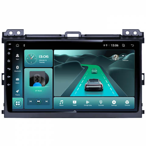(Resigilata) Navigatie dedicata Toyota Land Cruiser J120 Prado 2003-2009, 2GB RAM 32GB ROM, Quad Core, Display 9" IPS Full HD, Carplay, Android 13, Bluetooth, Magazin Play, Suport camere AHD [2]