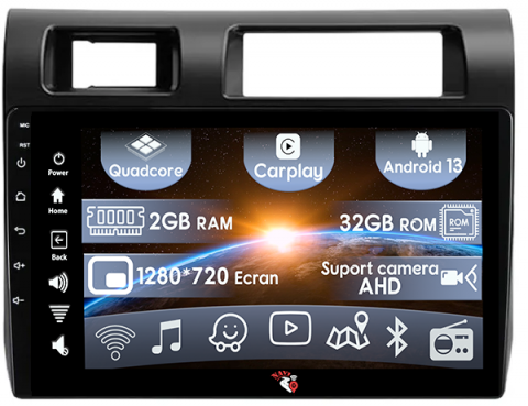 Navigatii 2GB RAM - (Resigilata) Navigatie dedicata Toyota Land Cruiser LC 2007-2020, 2GB RAM 32GB ROM, Quad Core, Display 9" IPS Full HD, Carplay, Android 13, Bluetooth, Magazin Play, Suport camere AHD