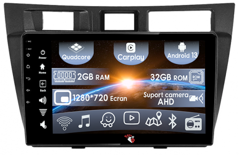 Mark 2000-2007 - (Resigilata) Navigatie dedicata Toyota Mark 2000-2007, 2GB RAM 32GB ROM, Quad Core, Display 9" IPS Full HD, Carplay, Android 13, Bluetooth, Magazin Play, Suport camere AHD