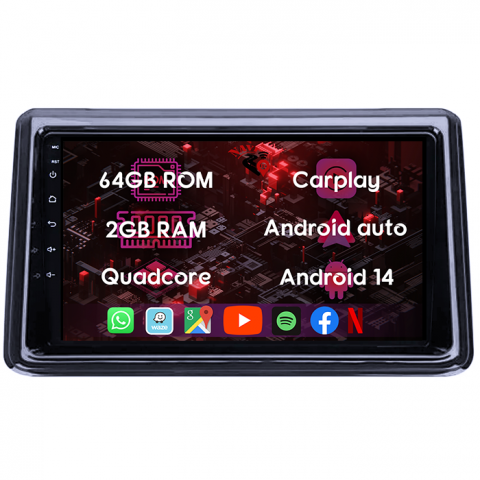 (Resigilata) Navigatie dedicata Toyota Noah 2014-2020, 2GB RAM 32GB ROM, Quad Core, Display 9" IPS Full HD, Carplay, Android 13, Bluetooth, Magazin Play, Suport camere AHD [5]