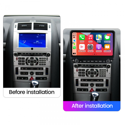Navigatie dedicata Peugeot 407 2004-2011 cu butoane rotative model 2024, 9 Inch, 2GB RAM 32GB ROM, Quadcore, Android 13, WiFi, Bluetooth, Magazin Play [3]