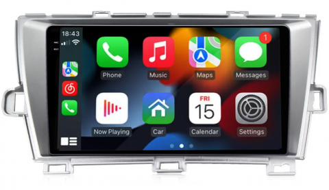 Navigatie dedicata Toyota Prius, 12GB RAM 256GB ROM, Android 13, Rezolutie 2K, Display QLED, 9", DSP, Carplay, Android Auto, Internet, Youtube, Waze, Wi Fi, USB [1]