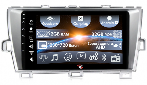 Prius (2003-2009) - (Resigilata) Navigatie dedicata Toyota Prius, 2GB RAM 32GB ROM, Quad Core, Display 9" IPS Full HD, Carplay, Android 13, Bluetooth, Magazin Play, Suport camere AHD