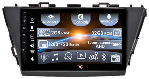 Prius Plus V Alpha 2012-2017 - (Resigilata) Navigatie dedicata Toyota Prius Plus V Alpha 2012-2017, 2GB RAM 32GB ROM, Quad Core, Display 9" IPS Full HD, Carplay, Android 13, Bluetooth, Magazin Play, Suport camere AHD