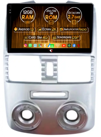 Toyota - Navigatie dedicata Toyota Rush 2006-2016, 12GB RAM 256GB ROM, Android 13, Rezolutie 2K, Display QLED, 9", DSP, Carplay, Android Auto, Internet, Youtube, Waze, Wi Fi, USB