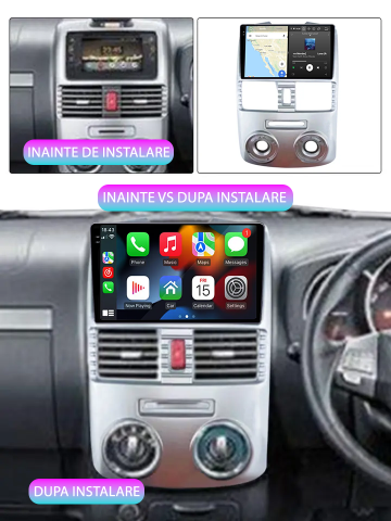 Navigatie dedicata Toyota Rush 2006-2016, 12GB RAM 256GB ROM, Android 13, Rezolutie 2K, Display QLED, 9", DSP, Carplay, Android Auto, Internet, Youtube, Waze, Wi Fi, USB [4]