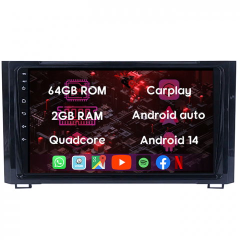 (Resigilata) Navigatie dedicata Toyota Sequoia 2014-2018, 2GB RAM 32GB ROM, Quad Core, Display 9" IPS Full HD, Carplay, Android 13, Bluetooth, Magazin Play, Suport camere AHD [5]