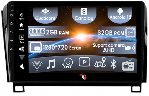 Navigatii 2GB RAM - (Resigilata) Navigatie dedicata Toyota Tundra 2007-2013, 2GB RAM 32GB ROM, Quad Core, Display 9" IPS Full HD, Carplay, Android 13, Bluetooth, Magazin Play, Suport camere AHD
