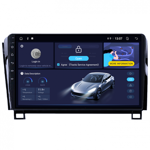 (Resigilata) Navigatie dedicata Toyota Tundra 2007-2013, 2GB RAM 32GB ROM, Quad Core, Display 9" IPS Full HD, Carplay, Android 13, Bluetooth, Magazin Play, Suport camere AHD [4]