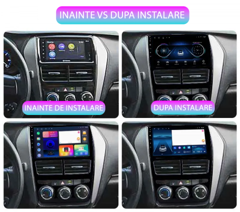 (Resigilata) Navigatie dedicata Toyota Vios 2018-2019, 2GB RAM 32GB ROM, Quad Core, Display 9" IPS Full HD, Carplay, Android 13, Bluetooth, Magazin Play, Suport camere AHD [7]