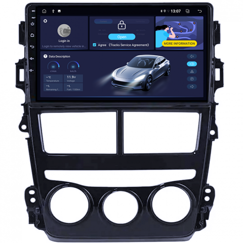 (Resigilata) Navigatie dedicata Toyota Vios 2018-2019, 2GB RAM 32GB ROM, Quad Core, Display 9" IPS Full HD, Carplay, Android 13, Bluetooth, Magazin Play, Suport camere AHD [11]