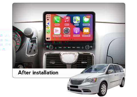 Navigatie dedicata Grand Voyager 2011-2015 cu butoane rotative model 2024, 9 Inch, 2GB RAM 32GB ROM, Quadcore, Android 13, WiFi, Bluetooth, Magazin Play [3]