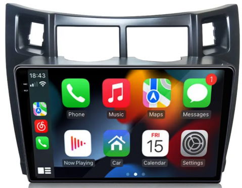 Navigatie dedicata Toyota Yaris (2008-2011), 12GB RAM 256GB ROM, Android 13, Rezolutie 2K, Display QLED, 9", DSP, Carplay, Android Auto, Internet, Youtube, Waze, Wi Fi, USB [3]