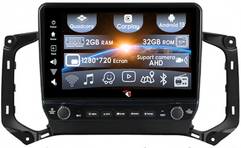 TrailBlazer 2017-2019 - Navigatie dedicata TrailBlazer 2017-2019 cu butoane rotative model 2024, 9 Inch, 2GB RAM 32GB ROM, Quadcore, Android 13, WiFi, Bluetooth, Magazin Play