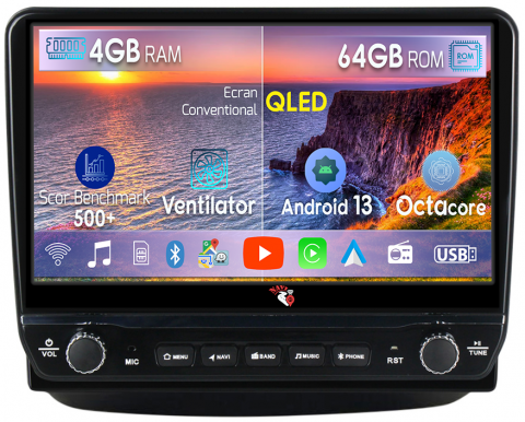 Mercedes-Benz - Navigatie dedicata VIto 2011-2015 cu butoane rotative model 2024, 4 GB RAM 64 ROM, Quadcore, Android 13, Display QLED, 10", DSP, Carplay, Android Auto, Internet, Youtube , Waze , WI-FI