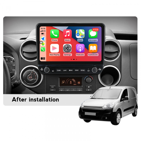 Navigatie dedicata Berlingo 2008-2019 cu butoane rotative model 2024, 9 Inch, 2GB RAM 32GB ROM, Quadcore, Android 13, WiFi, Bluetooth, Magazin Play [2]