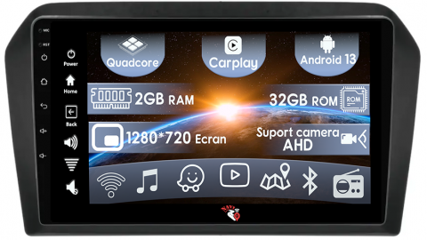Jetta 2013-2017 - (Resigilata) Navigatie dedicata Volkswagen Jetta 2013-2017, 2GB RAM 32GB ROM, Quad Core, Display 9" IPS Full HD, Carplay, Android 14, Bluetooth, Magazin Play, Suport camere AHD