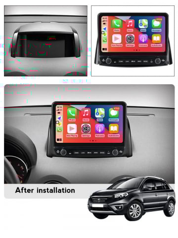 Navigatie dedicata Koleos 2008-2016 cu butoane rotative model 2024, 9 Inch, 2GB RAM 32GB ROM, Quadcore, Android 13, WiFi, Bluetooth, Magazin Play [3]