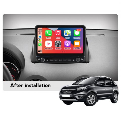 Navigatie dedicata Koleos 2008-2016 cu butoane rotative model 2024, 9 Inch, 2GB RAM 32GB ROM, Quadcore, Android 13, WiFi, Bluetooth, Magazin Play [2]