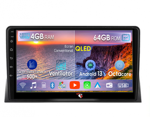 Matvey 2008-2015 - Navigatie dedicata Volkswagen Matvey 2008-2015, 4GB RAM 64GB ROM, Octacore, Android 14, Display QLED 9", DSP, Carplay, Android Auto, Internet, Youtube, Waze, WIFI, Bluetooth