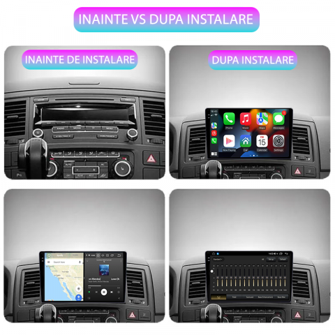 Navigatie dedicata Volkswagen Multivan 2003-2015, 12GB RAM 256GB ROM, Android 14, Rezolutie 2K, Display QLED, 9", DSP, Carplay, Android Auto, Internet, Youtube, Waze, Wi Fi, USB [4]