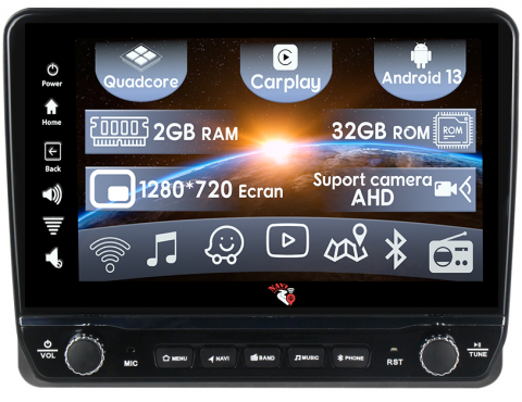 Ertiga 2018-2020 - Navigatie dedicata Ertiga 2018-2020 cu butoane rotative model 2024, 9 Inch, 2GB RAM 32GB ROM, Quadcore, Android 13, WiFi, Bluetooth, Magazin Play