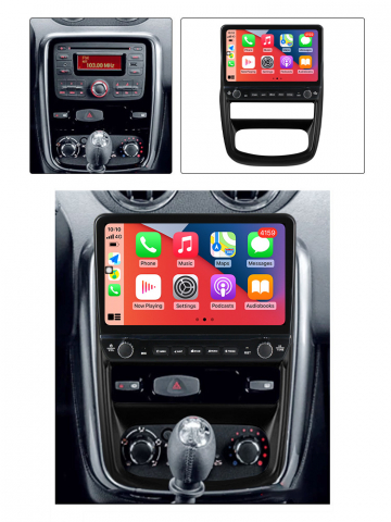 Navigatie dedicata Renault Duster 2010-2015 cu butoane rotative model 2024, 9 Inch, 2GB RAM 32GB ROM, Quadcore, Android 13, WiFi, Bluetooth, Magazin Play [3]