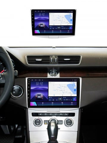 Navigatie dedicata Volkswagen Passat B7 2011-2015, 4 GB RAM 32 ROM, Android 14, Display QLED 1K, 10", DSP, Carplay, Android Auto, Internet, Youtube, Waze, WI-FI, USB, Bluetooth [6]