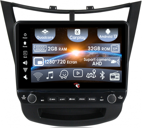 Sail 2015-2018 - Navigatie dedicata Sail 2015-2018 cu butoane rotative model 2024, 9 Inch, 2GB RAM 32GB ROM, Quadcore, Android 13, WiFi, Bluetooth, Magazin Play