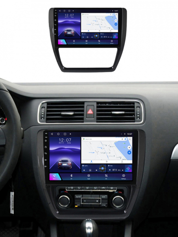 Navigatie dedicata Volkswagen Sagitar 2012-2016, 4 GB RAM 32 ROM, Android 14, Display QLED 1K, 10", DSP, Carplay, Android Auto, Internet, Youtube, Waze, WI-FI, USB, Bluetooth [4]