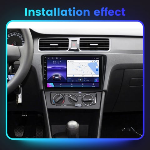 Navigatie dedicata Volkswagen Santana 2013-2017, 4GB RAM 64GB ROM, Octacore, Android 14, Display QLED 9", DSP, Carplay, Android Auto, Internet, Youtube, Waze, WIFI, Bluetooth [7]