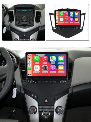 Navigatie dedicata Cruze 2009-2014 cu butoane rotative model 2024, 9 Inch, 2GB RAM 32GB ROM, Quadcore, Android 13, WiFi, Bluetooth, Magazin Play [3]