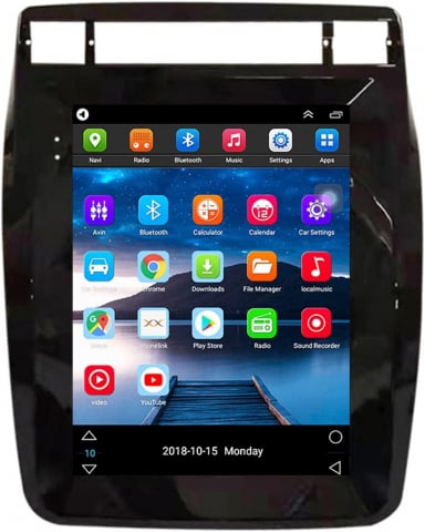 Touareg 2012-2017 - Navigatie dedicata Volkswagen Touareg 2010-2017 Tesla Style, 4GB RAM 64GB ROM, ANDROID 13, Carplay&Android Auto, 9.7 inch, Internet, Aplicatii, Waze