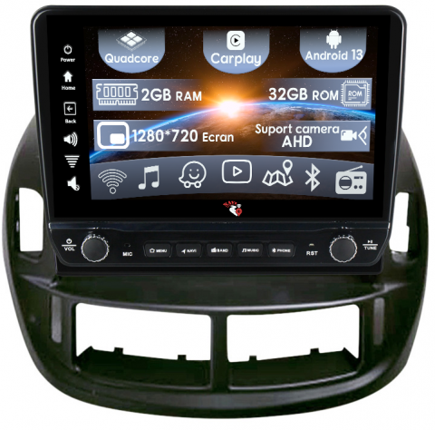 Toyota - Navigatie dedicata Estima ACR30 AHD 2 cu butoane rotative model 2024, 10 Inch, 2GB RAM 32GB ROM, Quadcore, Android 13, WiFi, Bluetooth, Magazin Play