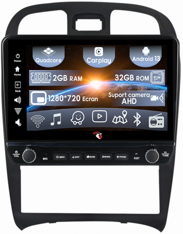 Sonata Fe 2004-2012 - Navigatie dedicata Sonata Fe 2004-2012 cu butoane rotative model 2024, 9 Inch, 2GB RAM 32GB ROM, Quadcore, Android 13, WiFi, Bluetooth, Magazin Play