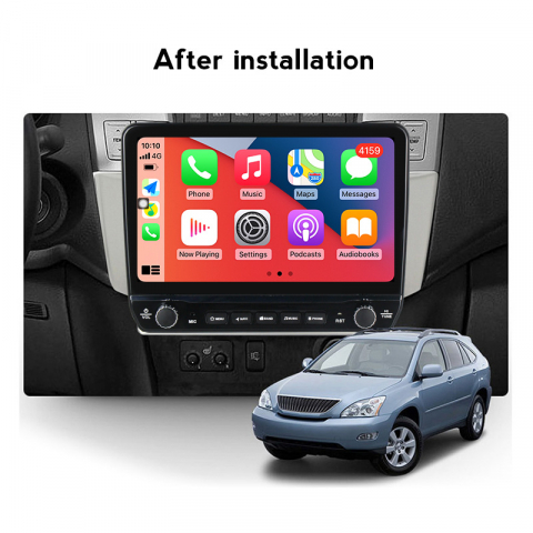 Navigatie dedicata Lexus RX-300 2003-2009 cu butoane rotative model 2024, 4 GB RAM 64 ROM, Quadcore, Android 13, Display QLED, 9", DSP, Carplay, Android Auto, Internet, Youtube , Waze , WI-FI [1]