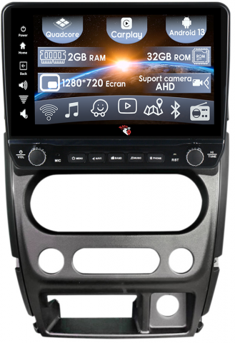 Suzuki - Navigatie dedicata Jimny 2007-2012 cu butoane rotative model 2024, 9 Inch, 2GB RAM 32GB ROM, Quadcore, Android 13, WiFi, Bluetooth, Magazin Play