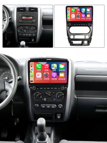 Navigatie dedicata Jimny 2007-2012 cu butoane rotative model 2024, 4 GB RAM 64 ROM, Quadcore, Android 13, Display QLED, 9", DSP, Carplay, Android Auto, Internet, Youtube , Waze , WI-FI [2]