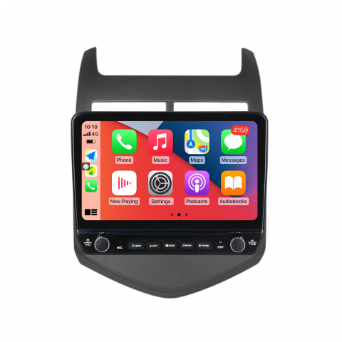 Navigatie dedicata Aveo 2011-2015 cu butoane rotative model 2024, 9 Inch, 2GB RAM 32GB ROM, Quadcore, Android 13, WiFi, Bluetooth, Magazin Play [1]