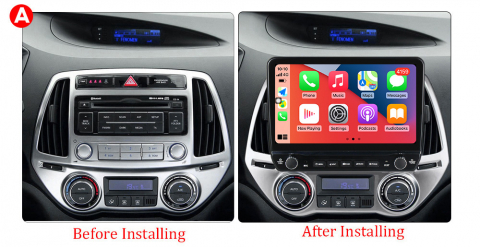 Navigatie dedicata i20 2012-2014 cu butoane rotative model 2024, 9 Inch, 2GB RAM 32GB ROM, Quadcore, Android 13, WiFi, Bluetooth, Magazin Play [6]