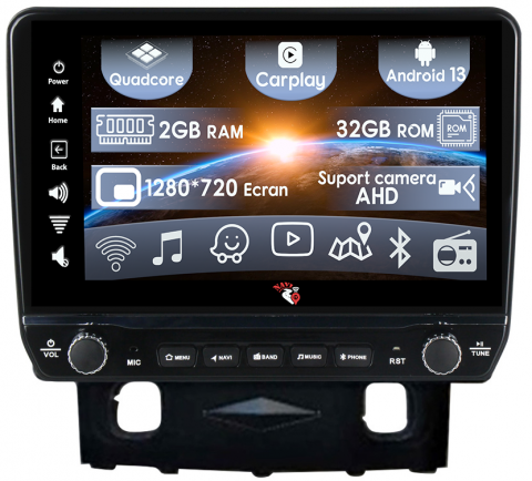 Kuga 2008-2010 - Navigatie dedicata Kuga 2008-2010 cu butoane rotative model 2024, 9 Inch, 2GB RAM 32GB ROM, Quadcore, Android 13, WiFi, Bluetooth, Magazin Play