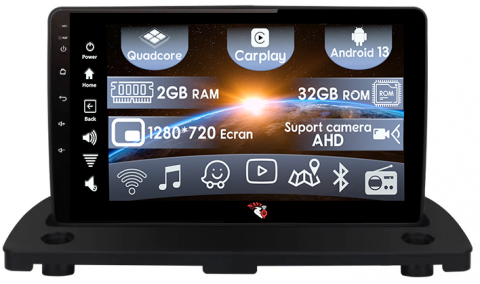 Volvo - (Resigilata) Navigatie dedicata Volvo XC90, 2GB RAM 32GB ROM, Quad Core, Display 9" IPS Full HD, Carplay, Android 13, Bluetooth, Magazin Play, Suport camere AHD