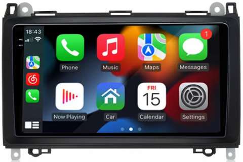 Navigatie dedicata VW Crafter 2006+, 12GB RAM 256GB ROM, Android 14, Rezolutie 2K, Display QLED, 9", DSP, Carplay, Android Auto, Internet, Youtube, Waze, Wi Fi, USB [1]