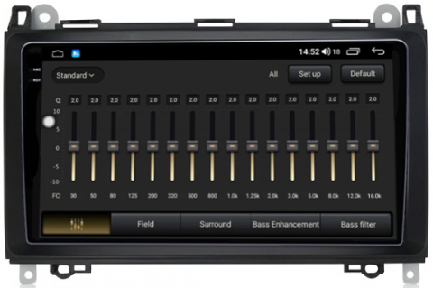 Navigatie dedicata VW Crafter 2006+, 12GB RAM 256GB ROM, Android 14, Rezolutie 2K, Display QLED, 9", DSP, Carplay, Android Auto, Internet, Youtube, Waze, Wi Fi, USB [2]