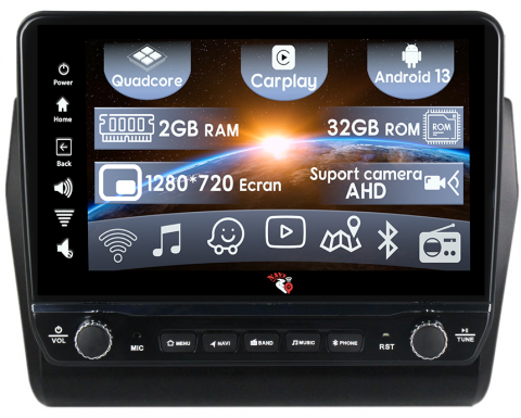 Suzuki - Navigatie dedicata Swift 2016-2020 cu butoane rotative model 2024, 9 Inch, 2GB RAM 32GB ROM, Quadcore, Android 13, WiFi, Bluetooth, Magazin Play