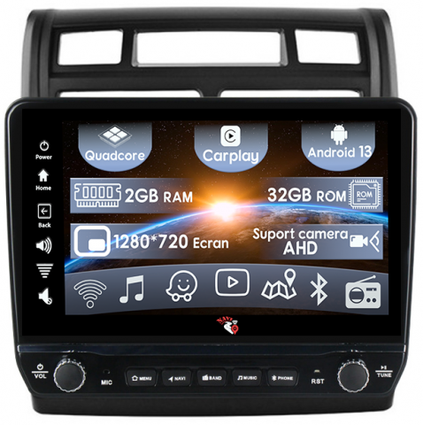 Sportage 2007-2012 - Navigatie dedicata Sportage 2007-2012 cu butoane rotative model 2024, 9 Inch, 2GB RAM 32GB ROM, Quadcore, Android 13, WiFi, Bluetooth, Magazin Play