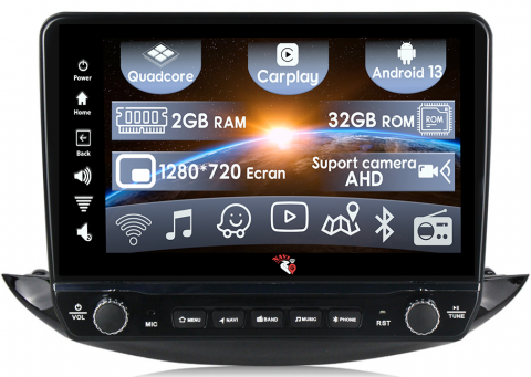 Navigatii Dedicate - Navigatie dedicata Trax 2013-2020 cu butoane rotative model 2024, 9 Inch, 2GB RAM 32GB ROM, Quadcore, Android 13, WiFi, Bluetooth, Magazin Play